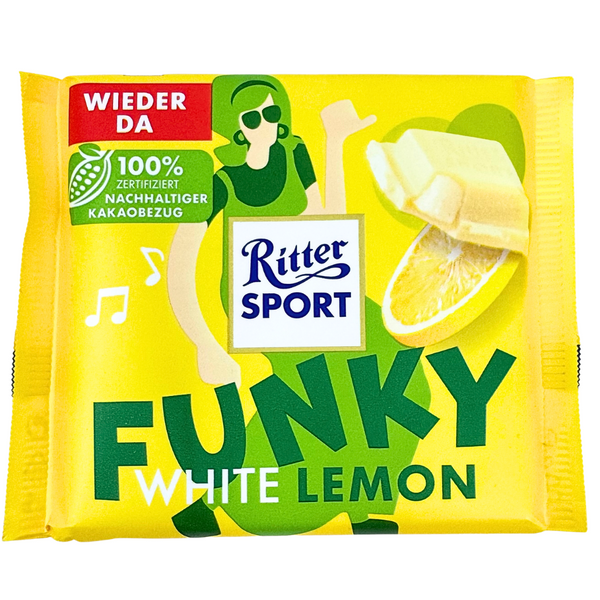 Ritter Sport Funky White Lemon 100g - 11 Bar