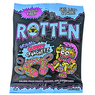 Rotten Original Gummy Cruncheez 1.8oz - 8 Pack
