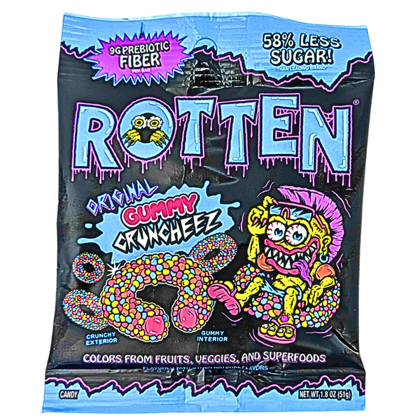 Rotten Original Gummy Cruncheez 1.8oz - 8 Pack
