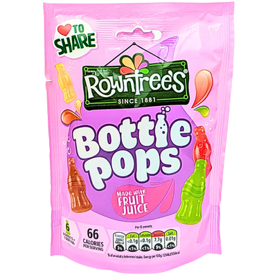 Rowntree's Bottle Pops 115g (UK) - 10 Pack