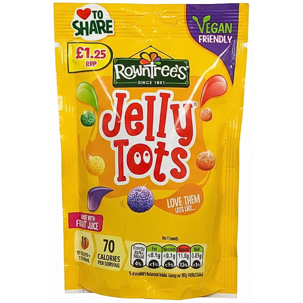 Rowntrees Jelly Tots 120g (UK) - 10 Pack