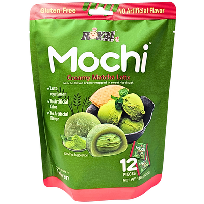 Royal Family Mochi Creamy Matcha Latte 180g - 12 Pack