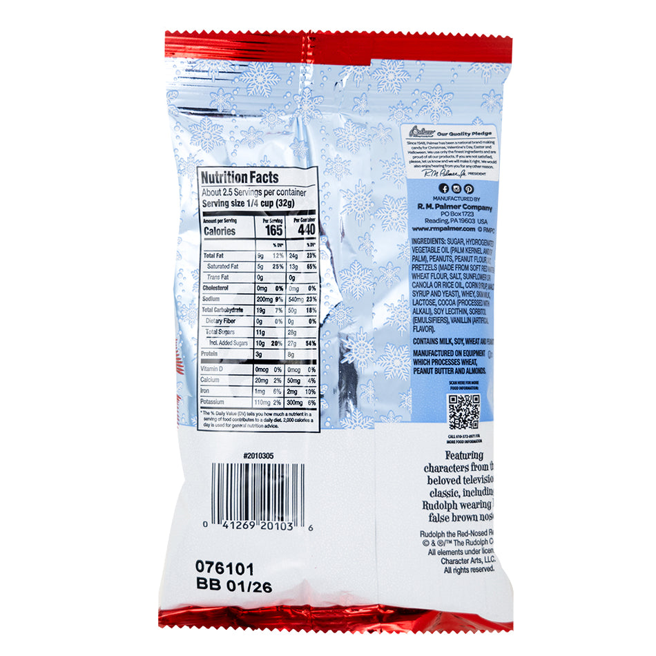 Rudolph Snack Mix 3oz - 12 Pack  Nutrition Facts Ingredients
