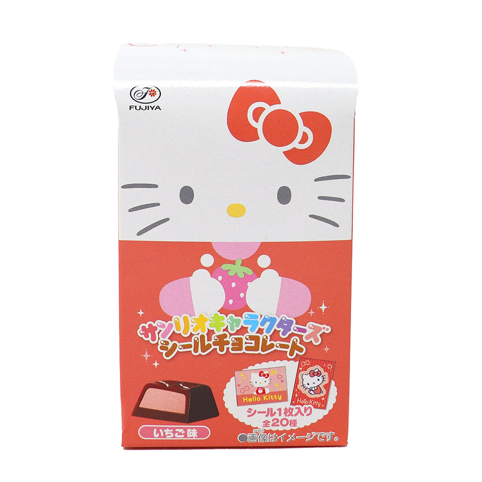 Sanrio Characters Strawberry Chocolate with Sickers (Japan) - 10 Pack