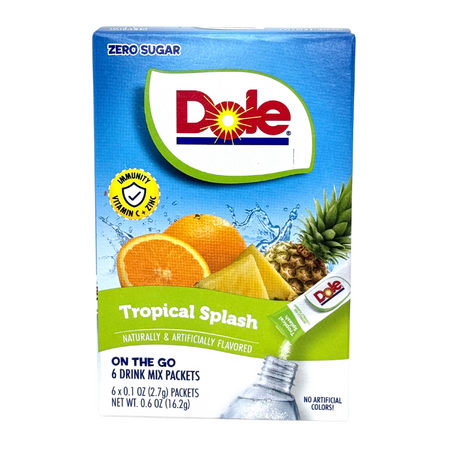 Singles To Go Dole Tropical Splash - 12 Pack