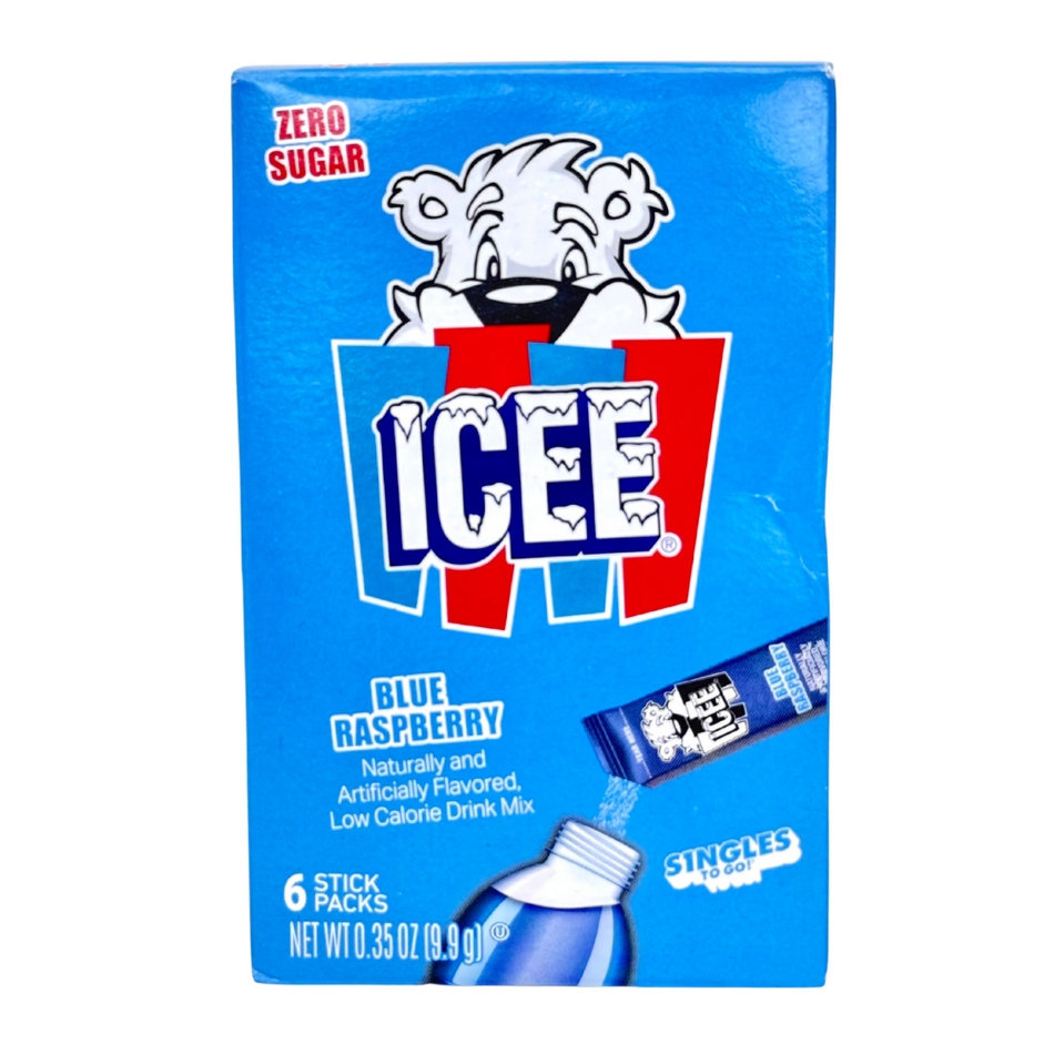 Singles To Go Icee Blue Raspberry - 12 Pack