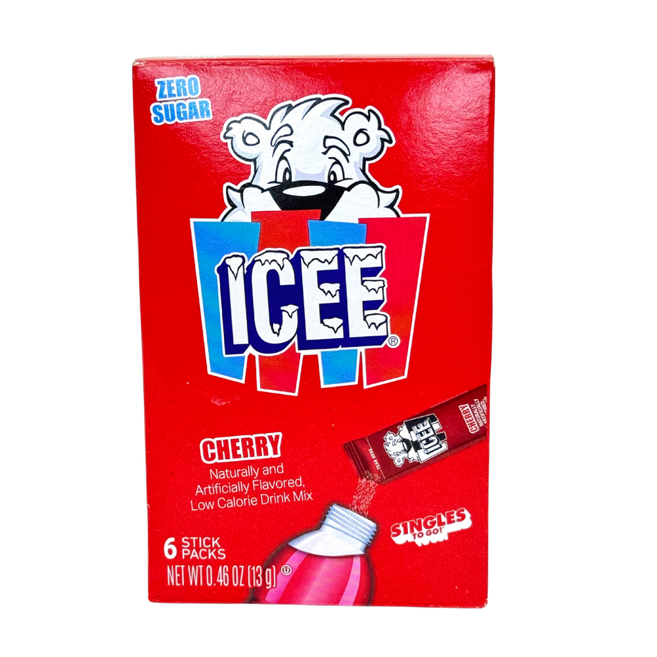 Singles To Go Icee Cherry - 12 Pack