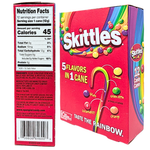 Skittles Candy Canes 12 Pieces - 12 Pack