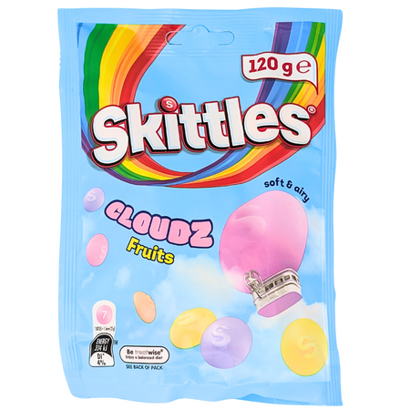 Skittles Cloudz Fruits 120g (Australia) - 16 Pack