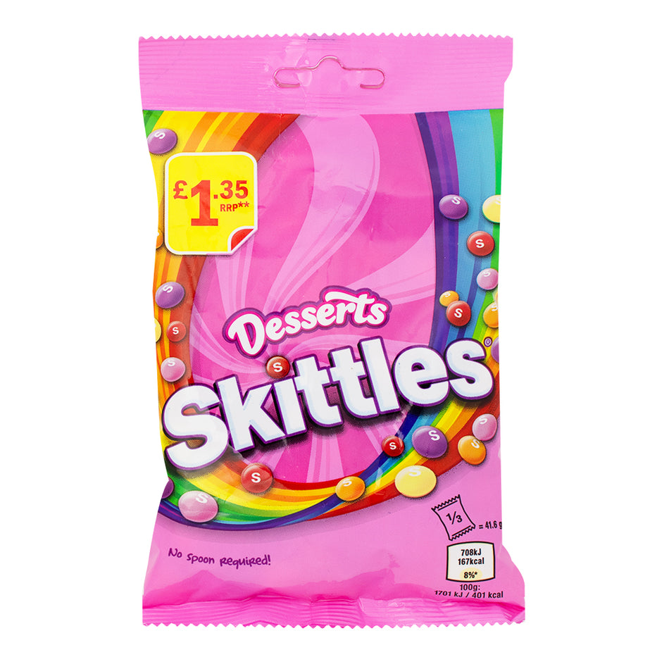 Skittles Desserts 125g (UK) - 12 Pack\