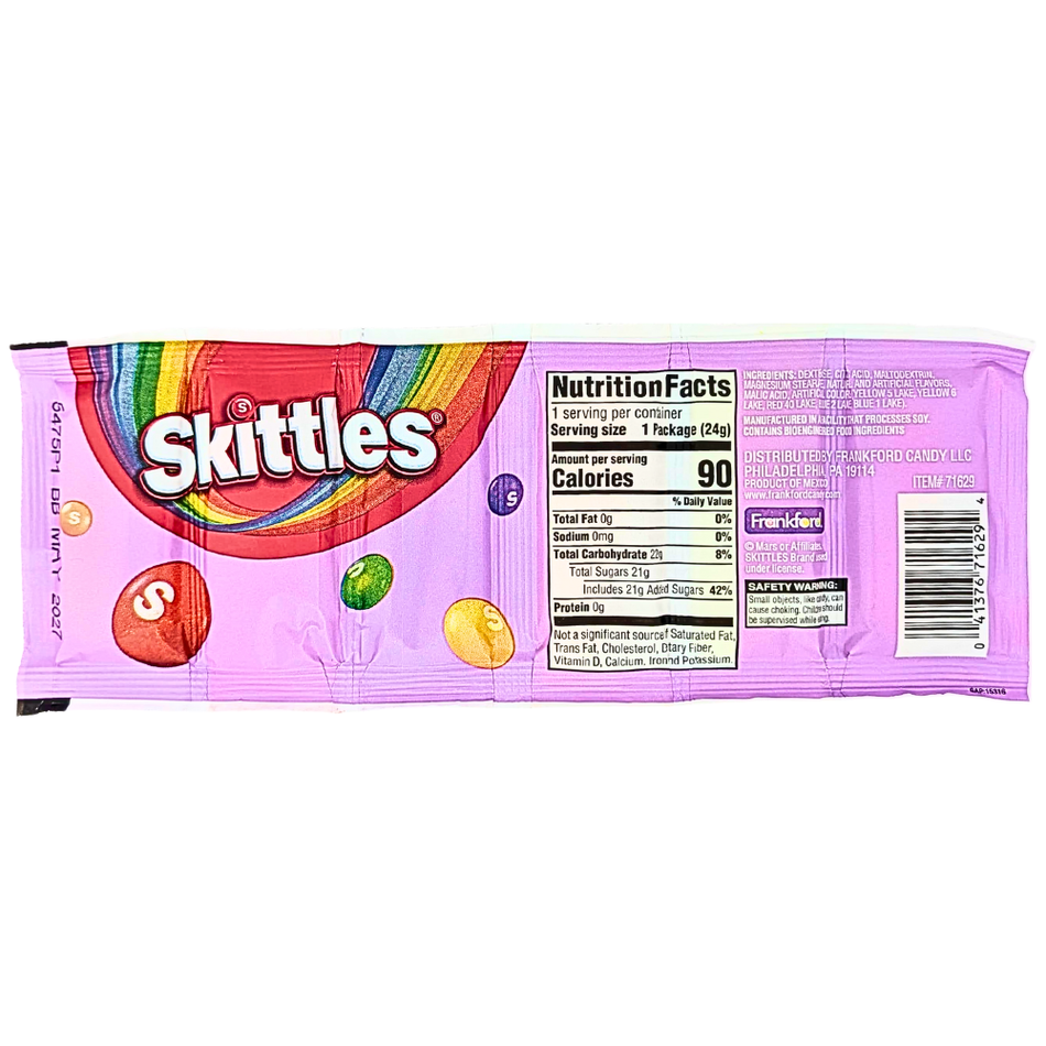 Skittles Easter Dig N Dips Strip Candy in Fruit Flavors .85oz - 18 Pack