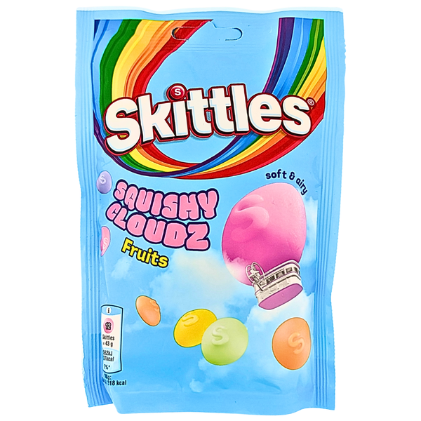 Skittles Fruit Squishy Cloudz 94g (UK) - 18 Pack