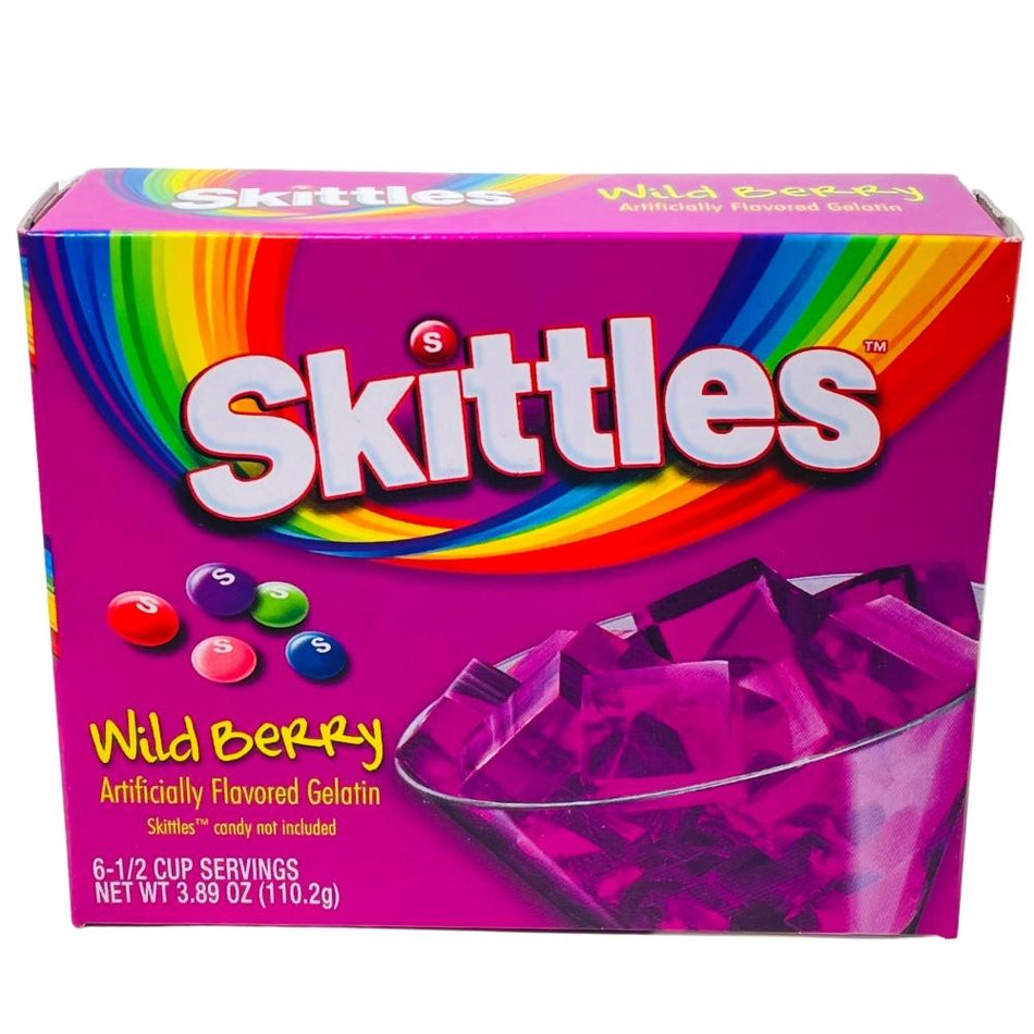 Skittles Gelatin Wild Berry 3.89oz - 12 Pack