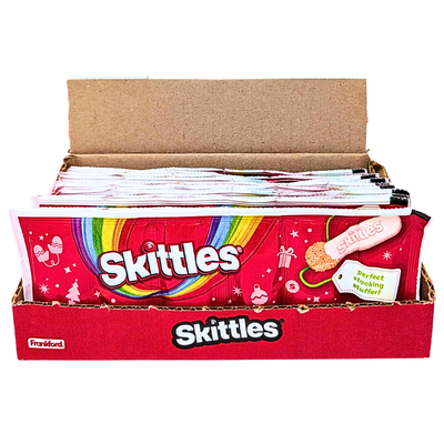 Skittles Holiday Dig N Dips Strip Candy In Fruit Flavors .85oz - 18 Pack