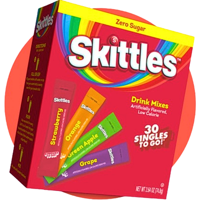 Skittles Singles To Go Variety Pack 30 Pack - 6 Pack