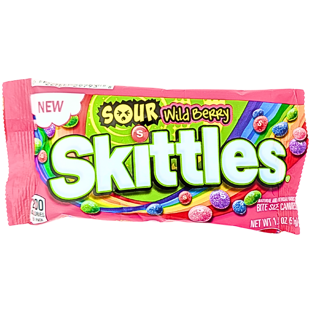Skittles Sour Wild Berry 1.8oz - 24 Pack