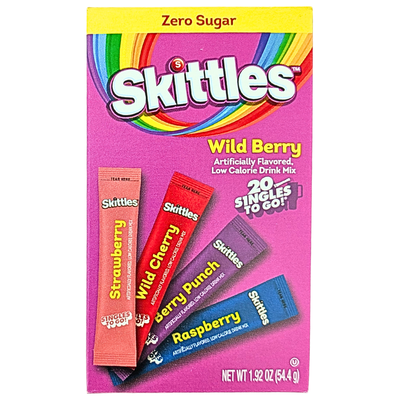 Skittles Wild Berry Variety Pack- 20 Singles To Go - 6 Pack