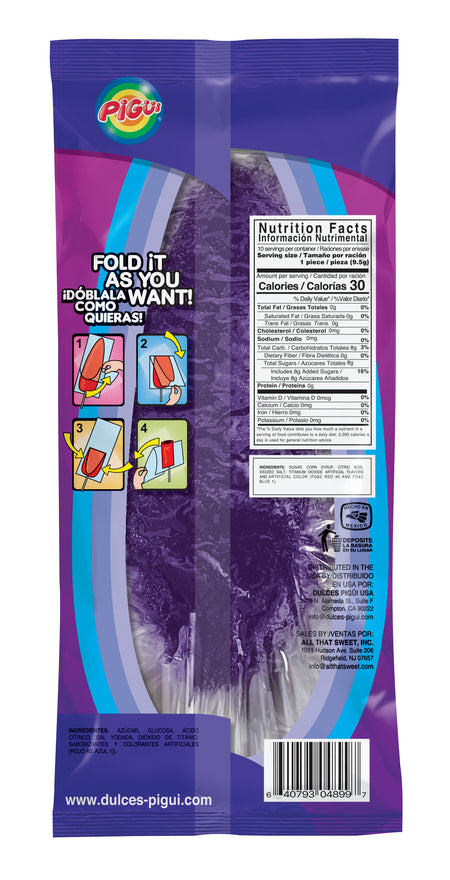 Slaps Grape Lollipops 95g - 24 Pack