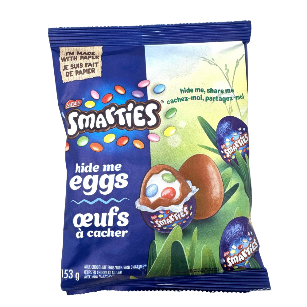 Easter Smarties Hide Me Eggs 153g - 15 Pack