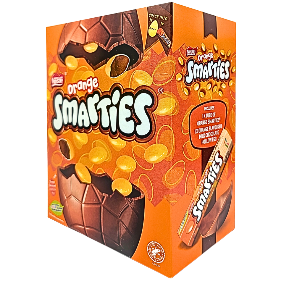 Smarties Orange Large Easter Egg 188g (UK) - 1 Pack