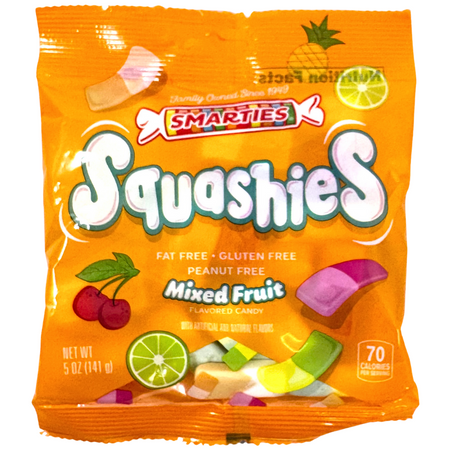 Smarties Squashies Mixed Fruit 142g - 12 Pack