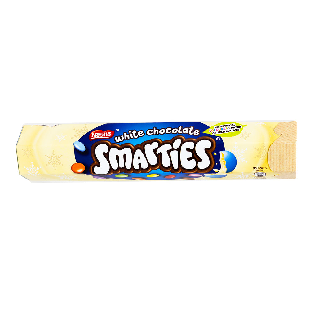 Smarties White Chocolate Giant Tube (UK) 120g - 20 Pack