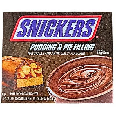 Snickers Pudding and Pie Filling 2.55oz - 12 Pack
