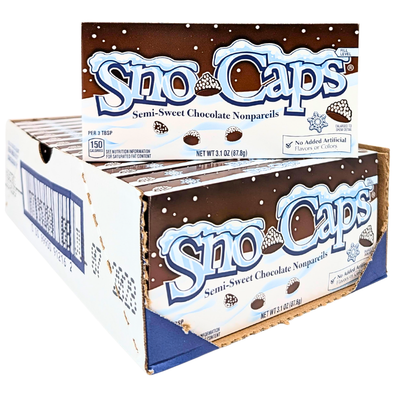 Sno-Caps Chocolate NonPareils Theater Box-Wholesale Candy Canada