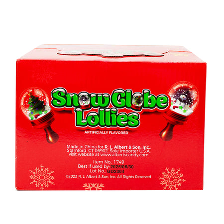 Alberts Snow Globe Lollies .63oz - 24 Pack Nutrition Facts Ingredients