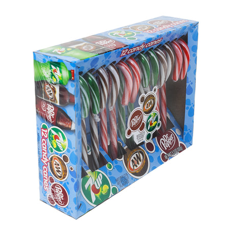 Soda Pop Candy Canes 12 Pieces - 12 Pack