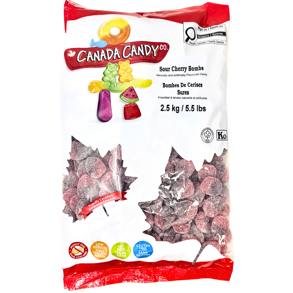 CCC Sour Cherry Bomb Gummy Candy 2.5kg - 1 Bag