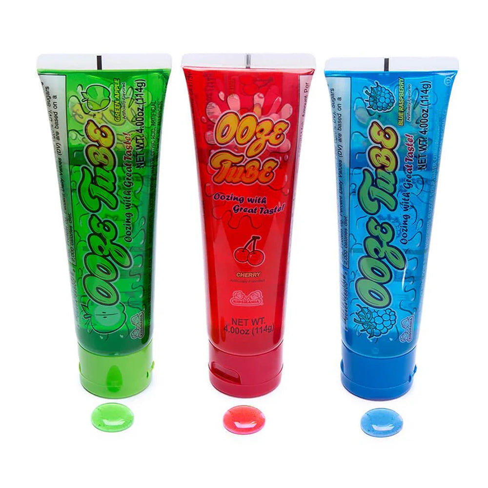 Kidsmania Sour Ooze Tube 4.0oz - 12 Pack