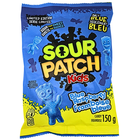 Sour Patch Kids Blue Raspberry 150g - 12 Pack