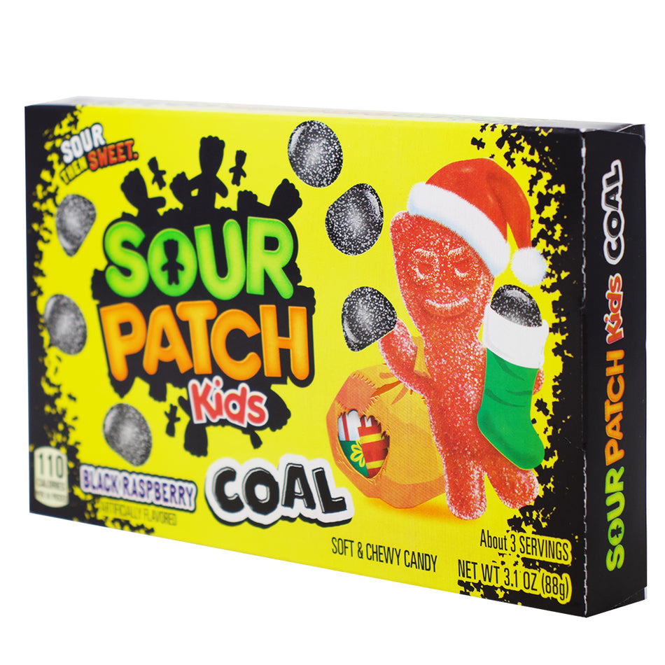 Sour Patch Kids Coal - 3.1oz - 12 Pack