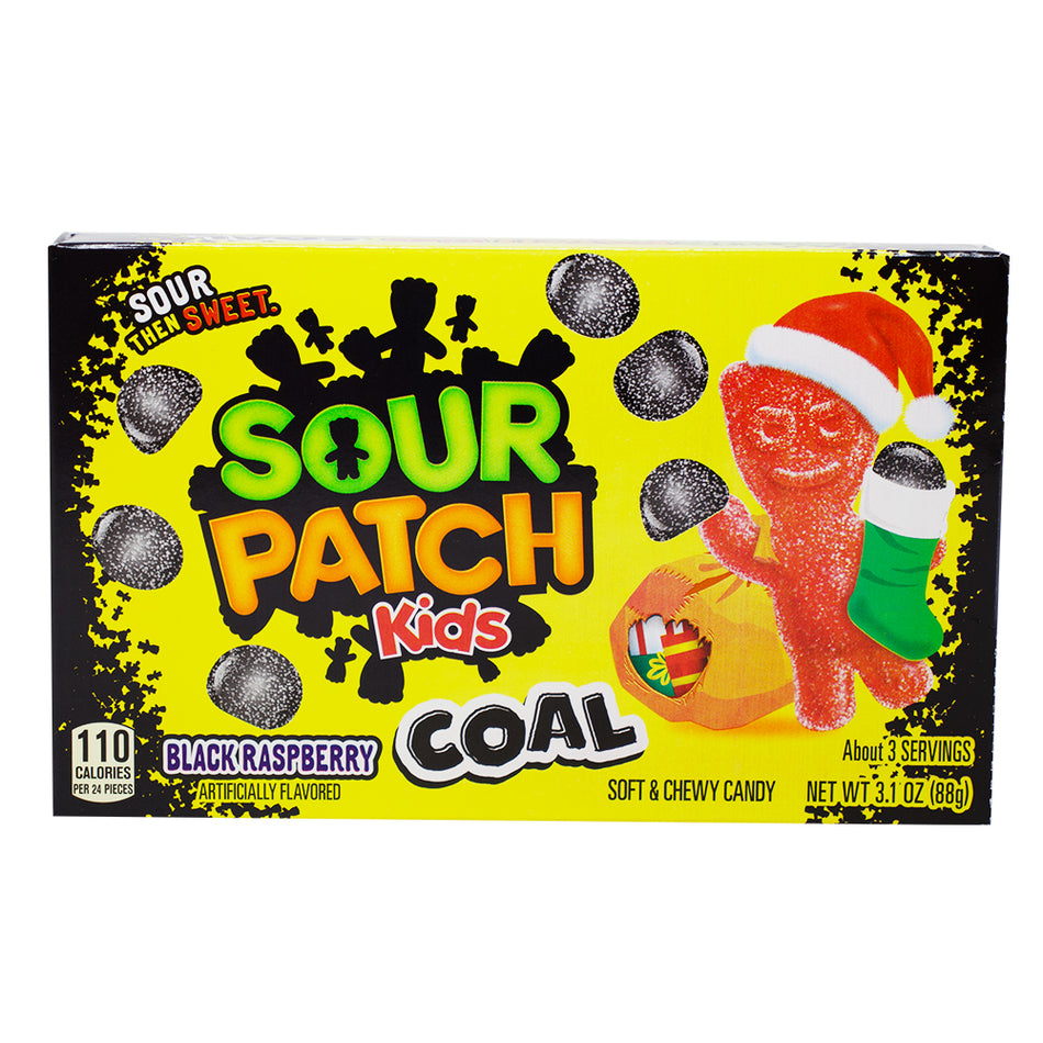 Sour Patch Kids Coal - 3.1oz - 12 Pack