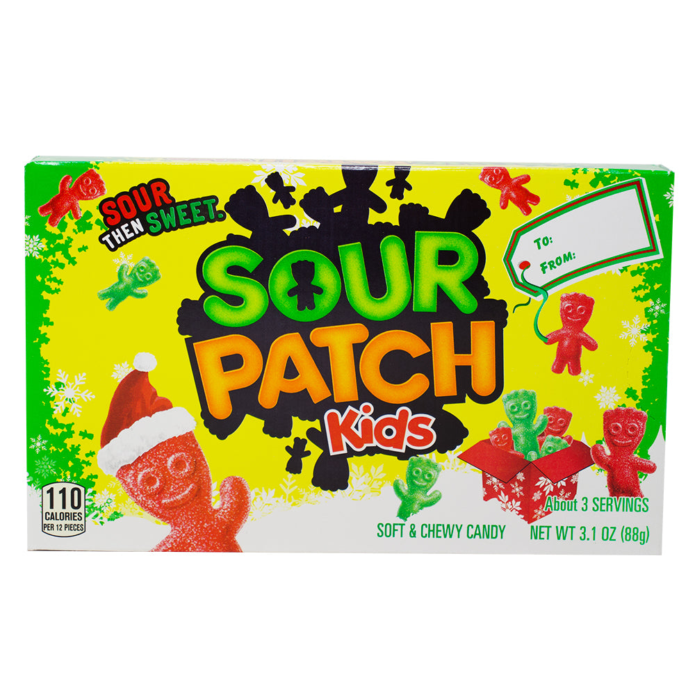 Sour Patch Kids Christmas 3.1oz - 12 Pack