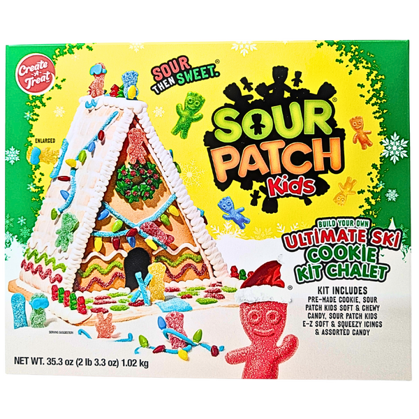 Sour Patch Kids Ultimate Ski Cookie Kit Chalet 35.3oz - 1 Pack