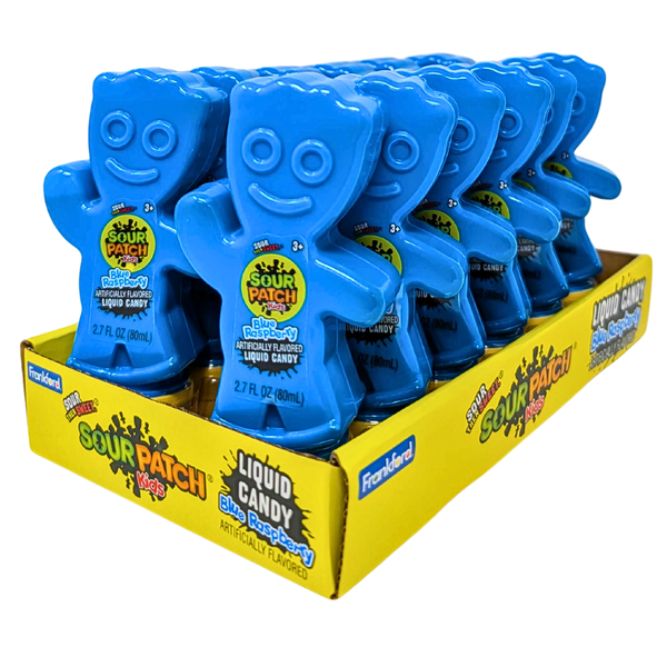 Sour Patch Kids Blue Raspberry Liquid Candy 80mL - 12 Pack
