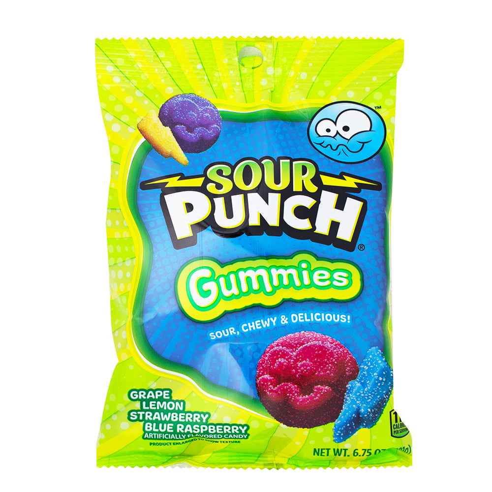 Sour Punch Gummies 191g - 8 Pack