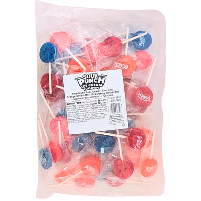 Sour Punch Pops Ice Cream Truck Bulk 2.25lb - 1 Bag