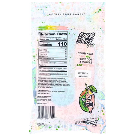 Sour Strips Melonade 96g - 12 Pack