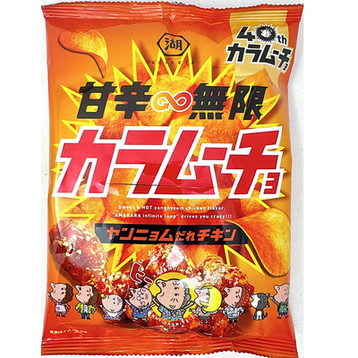 Spicy Yangnyeom Sauce Chicken Potato Chips (Japan) 53g - 12 Pack