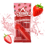 Candy Fun Street Strawberry Twists 3.17oz - 12 Pack