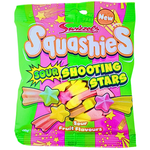 Squashies Sour Shooting Stars 100g (UK) - 12 Pack