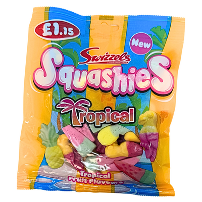 Squashies Tropical (UK) 100g - 12 Pack