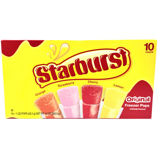 Starburst Freezer Pops 10ct 10oz - 12 Pack