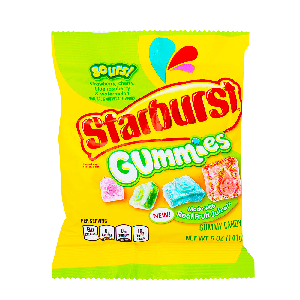 Starburst Gummies Sours 164g - 12 Pack