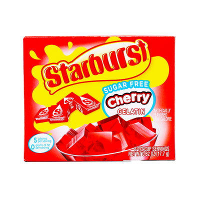 Starburst Sugar Free Gelatin Cherry 17.7g - 12 Pack