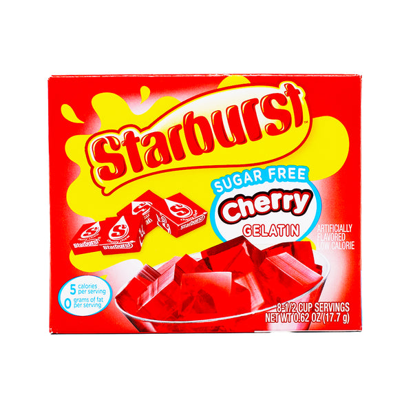 Starburst Sugar Free Gelatin Cherry 17.7g - 12 Pack