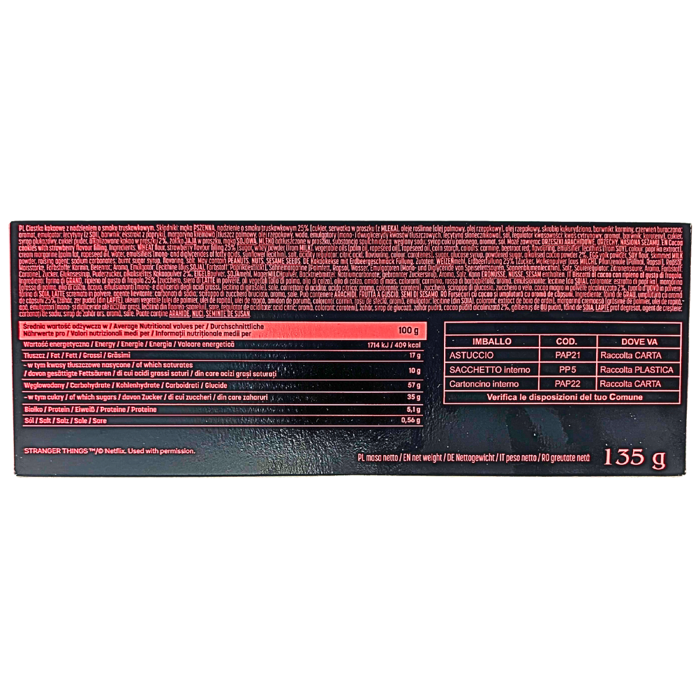 Stranger Things Yummers Cookies 135g - 18 Pack